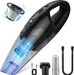 Handheld Vacuum Cordless Rechargeable, Dust Busters Cordless Rechargeable with LED, USB Charge, 1.65Lbs Hand Vacuum Cordless, Hand Vacuums for Car/Home/Pet