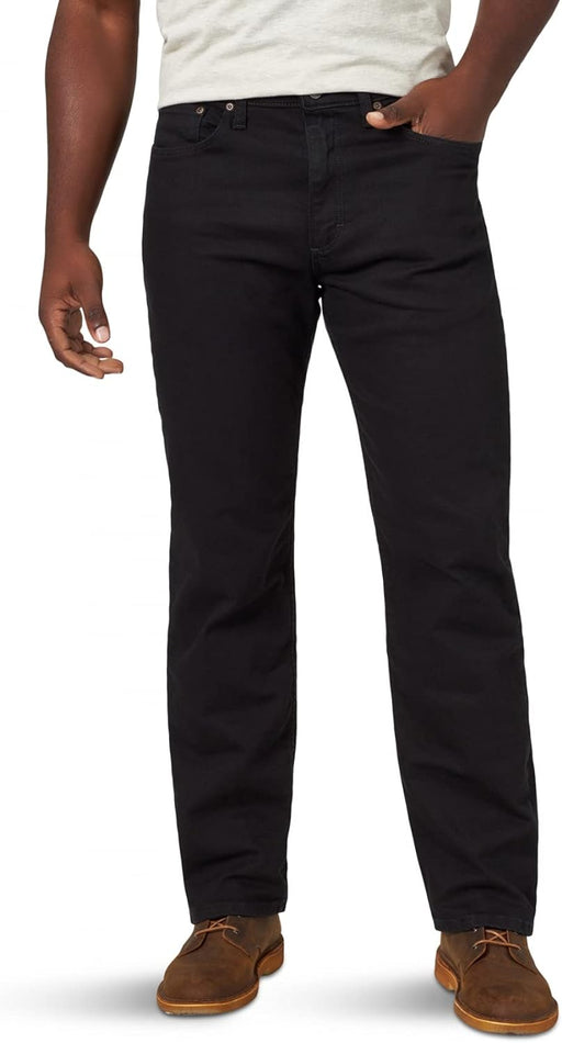 "Wrangler Men's Classic Flex Jeans - Relaxed Fit, 5-Pocket Style"