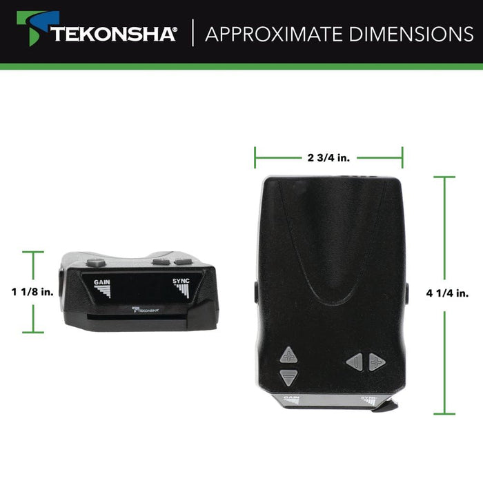 Towpower 8507111 Brakeman IV Digital Brake Control, Small Compact Design