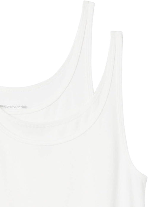 Women'S Slim-Fit Thin Strap Tank Top, Pack of 2