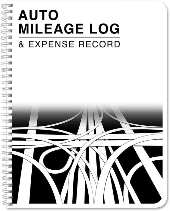 Mileage Log Book/Auto Mileage Expense Record Notebook for Taxes - 126 Pages - 5" X 7" Wire-O (Log-126-57Cw-A(Mileage))