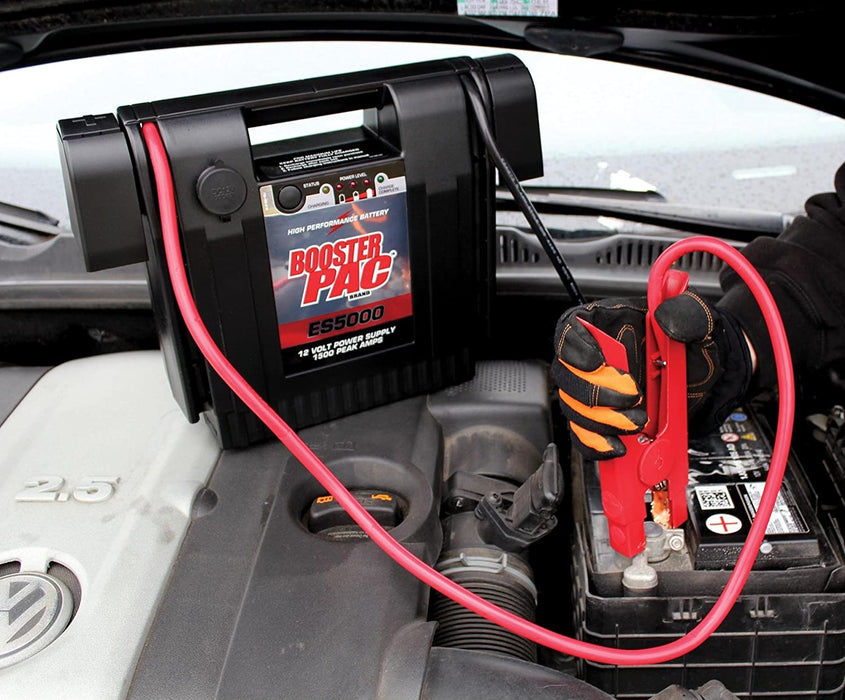 "Powerful  Booster PAC ES5000 Jump Starter - 1500 Peak Amps!"