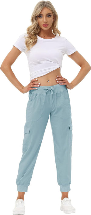 "Outdoor Adventure Cargo Pants for Women - Quick Dry, Lightweight, and Stylish!"