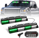 "Emergency Dash Strobe Lights: 2X16.8 Inch Amber White Security Light Bar with Controller"