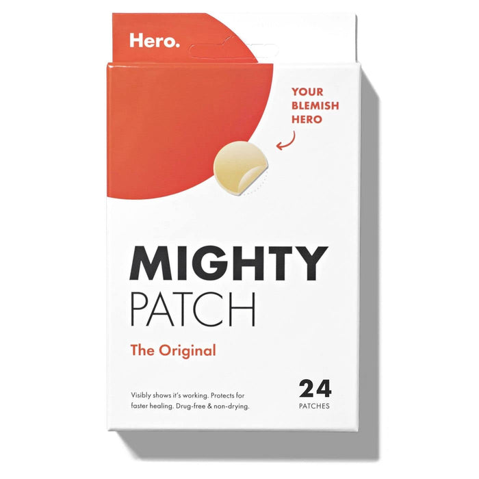 ™ Original Patch from Hero Cosmetics - Hydrocolloid Acne Pimple Patch for Covering Zits and Blemishes in Face and Skin, Vegan-Friendly and Not Tested on Animals (36 Count)