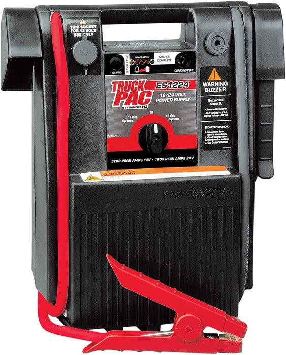 "Powerful  Booster PAC ES5000 Jump Starter - 1500 Peak Amps!"