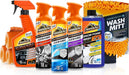 Premier Car Care Kit, Includes Car Wax & Wash Kit, Glass Cleaner, Car Air Freshener, Tire & Wheel Cleaner (8 Piece Kit)