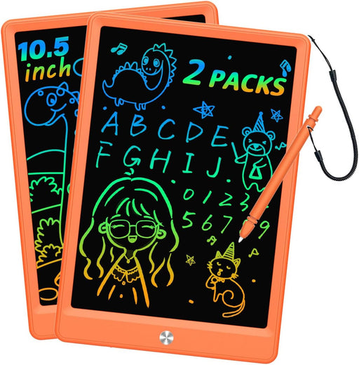 LCD Writing Tablet Doodle Board,10.5 Inch Colorful Drawing Pad,Electronic Drawing Tablet, Drawing Pads,Travel Gifts for Kids Ages 3 4 5 6 7 8 Year Old Girls Boys (Pink)