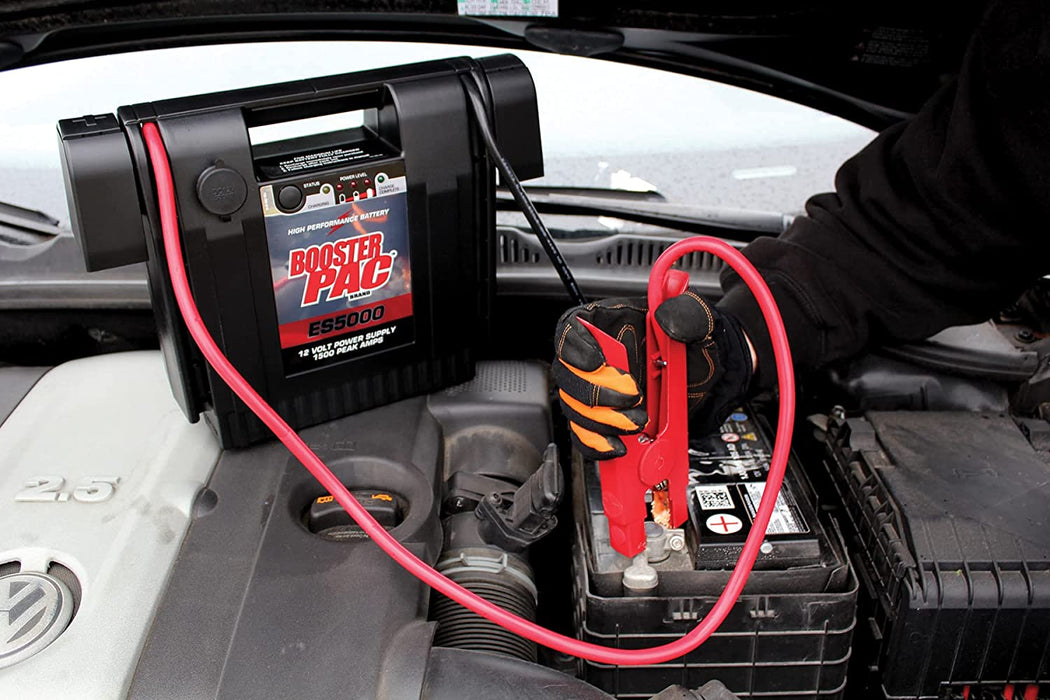 "Powerful  Booster PAC ES5000 Jump Starter - 1500 Peak Amps!"