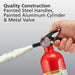 Fire Extinguisher for Home, 1-A:10-B:C, Dry Chemical Extinguisher, Red, Mounting Bracket Included, 2 Pack