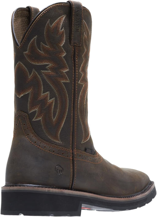 "Rugged  Rancher Steel Toe Work Boot - 10 Inch Square Toe"