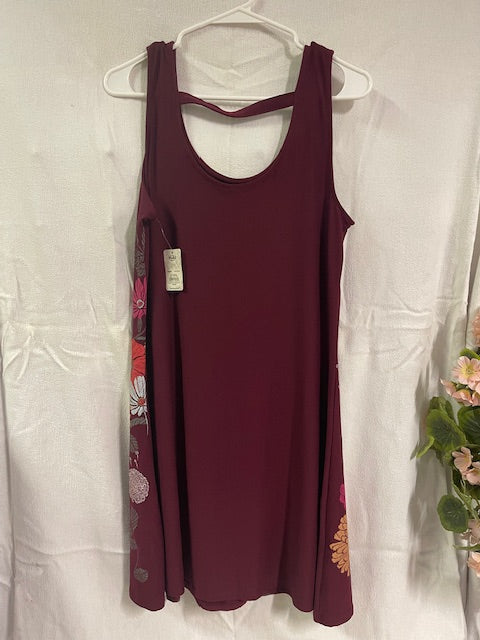 Bar back tank dress