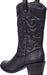 Cowboy Boots for Women Mid-Calf Boot Embroidered Stiching Western Cowgirl Boots Low Stacked Heel