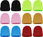 12 Pack Winter Beanie Hats for Men Women, Warm Cozy Knitted Cuffed Skull Cap, Wholesale