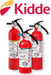 Fire Extinguisher for Home, 1-A:10-B:C, Dry Chemical Extinguisher, Red, Mounting Bracket Included, 2 Pack