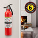 Fire Extinguisher for Home, 1-A:10-B:C, Dry Chemical Extinguisher, Red, Mounting Bracket Included, 2 Pack