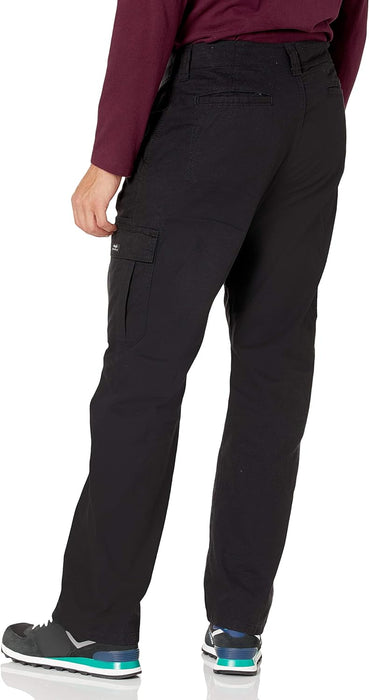 "Wrangler Men's Stretch Cargo Pants - Relaxed Fit and Authentic Style"