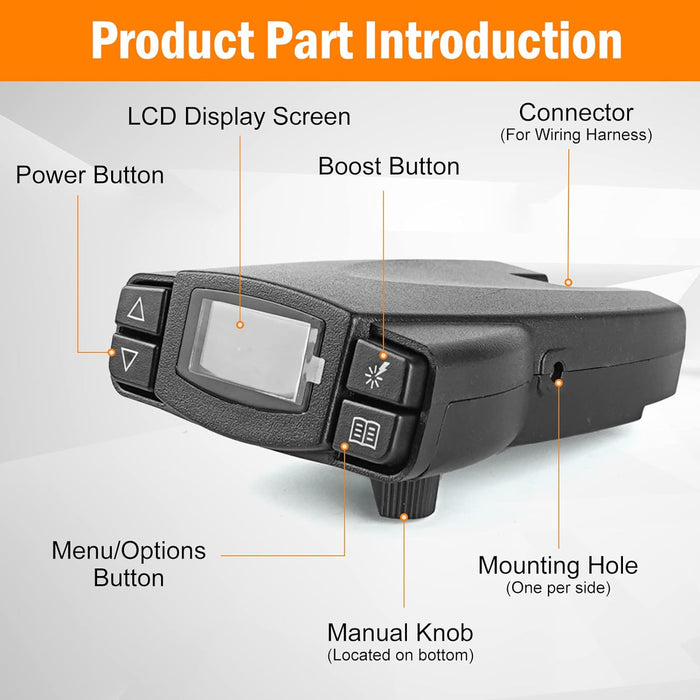 Universal Trailer Brake Controller Kit, Compatible with Tekonsha Brake Controller, 90195 P3 Brake Controller