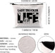 Lady Trucker Makeup Bag Lady Trucker Life Truck Driving Gifts Womens Female Truck Driver Zipper Pouch (LADY TRUCKER LIFE)