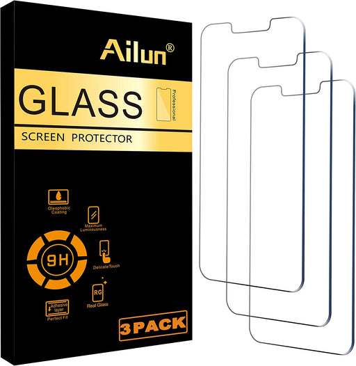 Screen Protector for Iphone 16E / Iphone 14 / Iphone 13 / Iphone 13 Pro [6.1 Inch] Display 3 Pack Tempered Glass, Case Friendly [Not for Iphone 16 6.1 Inch]