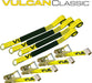 Car Tie down with Flat Hooks - Lasso Style - 2 Inch X 96 Inch - 4 Pack - Classic Yellow - 3,300 Pound Safe Working Load