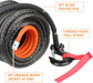 Synthetic Winch Rope Cable Kit 1/2" X 92 Ft 31500LBS Winch Line with Hook and Protective Sleeve for ATV UTV Truck off Road Vehicles