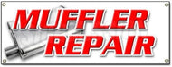 Muffler Repair Banner Sign Brake Shop Auto Repair Oil Changes Tire Repair Cars