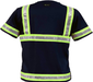 Reflective Safety Work Shirts for Men - High Visibility Short Sleeve T Shirts ANSI Class 3 Gear with Reflective Tape