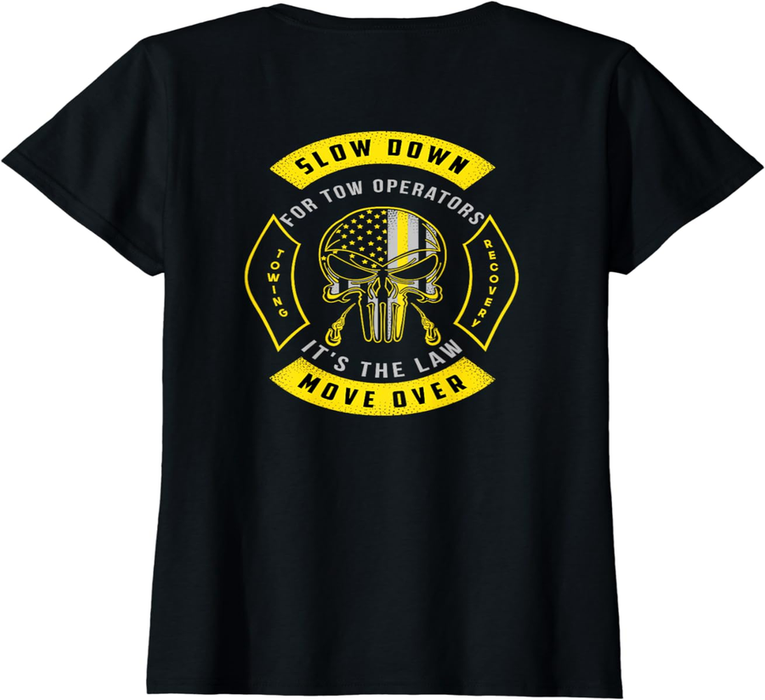 Thin Yellow Line Tow Truck Driver Shirt