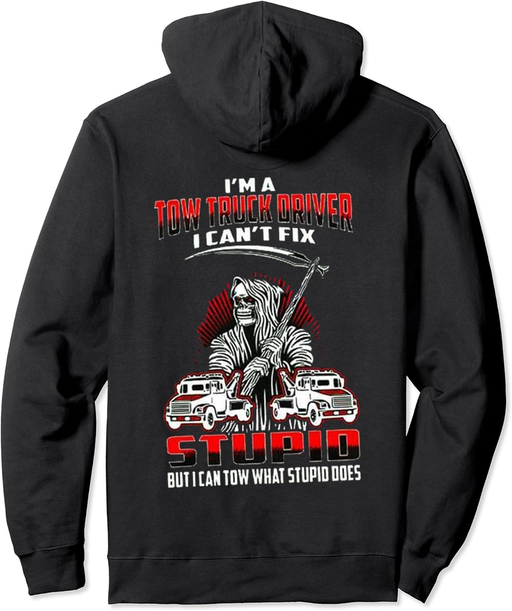 Proud Tow Truck Driver Pullover Hoodie