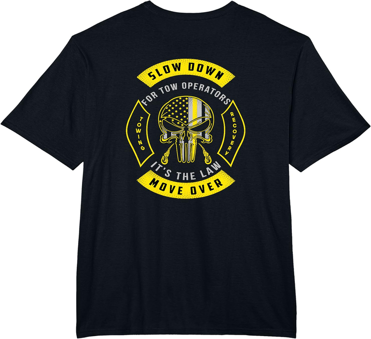 Thin Yellow Line Tow Truck Driver Shirt