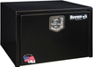 1702300 Black Steel Underbody Truck Box W/ T-Handle Latch, 18X18X24 Inch, Contractor Toolbox for Organization and Storage, Job Tool Chest