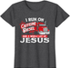 I Run on Caffeine - Christian Trucker Semi Truck Driver T-Shirt