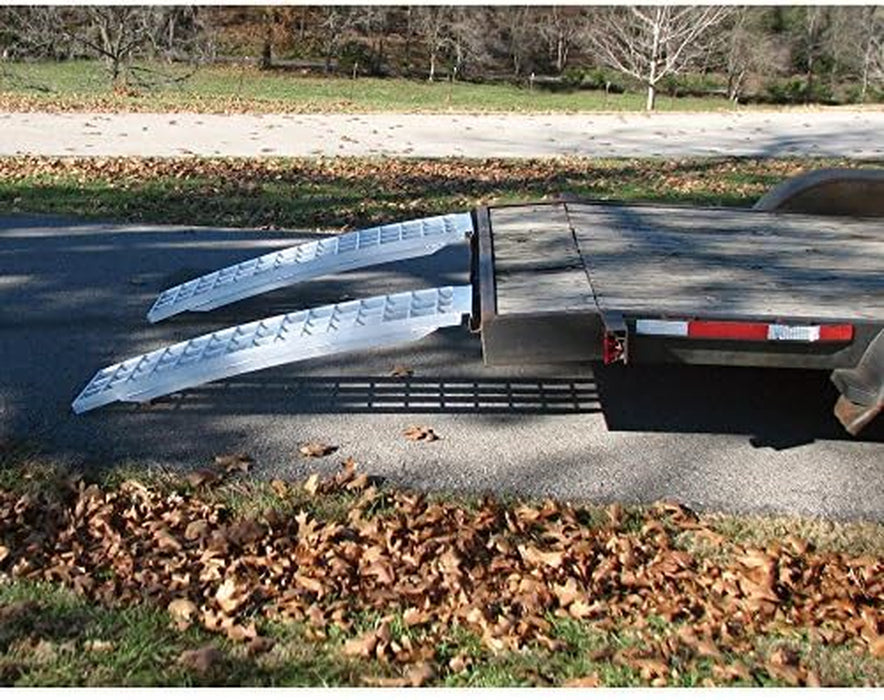 Five Star Aluminum Ramp Set for Trailers, USA - 60In.L X 16In.W, 10,000-Lb. Capacity