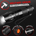 Flashlight 2Pack 3000 Lumens, Tactical Flashlights Small Flashlight Powerful Waterproof Flashlights Pocket Flashlight Zoomable LED Flashlight with 5 Modes, Camping Accessories, Hiking Gear