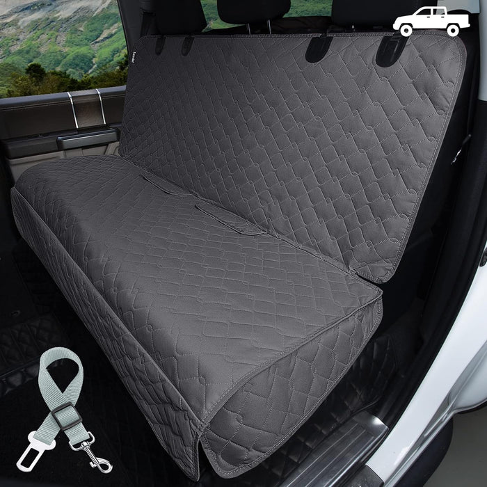 XL Dog Seat Covers for Trucks Back Seat, Waterproof and Heavy Duty Bench Seat Cover for Kid, anti Scratch Pet Backseat Covers for Trucks, SUV & Car