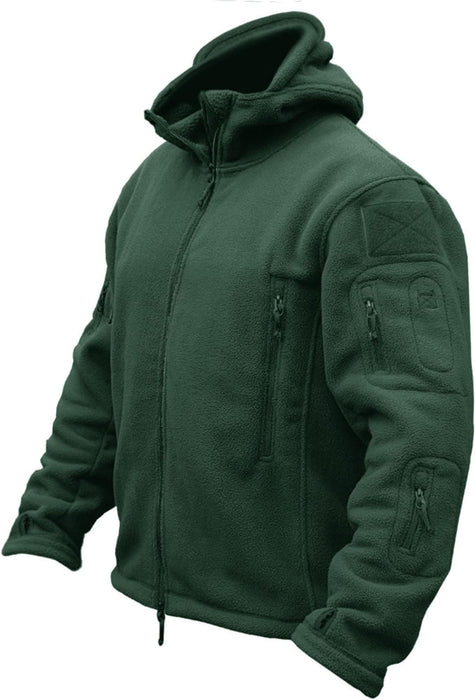 Men'S Military Tactical Sport Warm Fleece Hooded Outdoor Adventure Jacket Coats