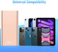 Portable Charger 20000Mah Power Bank 4 USB Outputs Aluminum Polymer Portable Battery Charger 2.0A Max Input Compatible with Iphone 13 11 XR for Road Trips Camping Picnic - Rose Gold